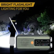 Solar Hand-Crank Emergency Weather Radio - Image 3