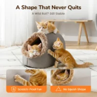 💥Hot sale 🐶🐱Pet Cozy Warm Cave Bed - Image 3