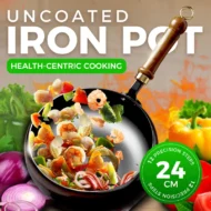 Professional-Grade Uncoated Iron Pot – 50% OFF Today! ⏳ - Image 17