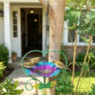 Outdoor Hanging Heart-Shaped Bird Feeder - Image 11
