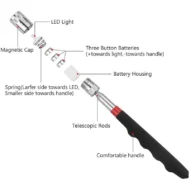 🏆Buy More Save More🧲✨LED Retractable Magnetic Pickup - Image 7