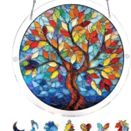 Acrylic Sunset & Sea Jigsaw Puzzle Window Hanging - Image 5
