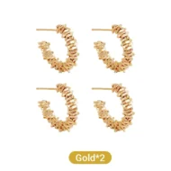 [Best Gift For Her] Premium Design C-Shaped Earrings - Image 12