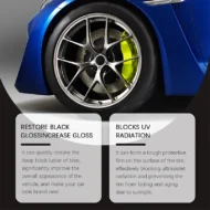 🔥Limited Time Promotion 50% OFF🔥—restores a deep black shine, blocks UV rays, and repels dirt. Quick and easy! 🚗 - Image 7