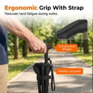Folding Walking Cane with Seat - Image 6