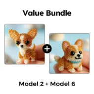 Colorful Beaded 3D Dog Model Kit - Image 15
