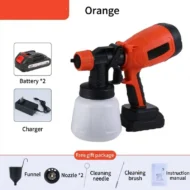 🎨🔋 Cordless paint sprayer – 2 batteries, versatile, for painting & gardening! - Image 17
