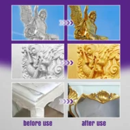 Water-Based Shiny Gold Leaf Paint - Image 5