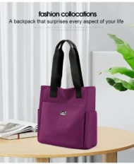 🔥Large Capacity Water Repellent Multi Pocket Nylon Shoulder Bag👜 - Image 11