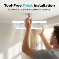 📢📢50% OFF !!!⏰Modern 2-in-1 LED Ceiling Fan Light - Image 3