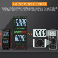 🔧 50% OFF NOW! ⚡ USB Rechargeable Digital Multimeter – Auto-Ranging, LCD Backlight & Portable Design 📏 - Image 14