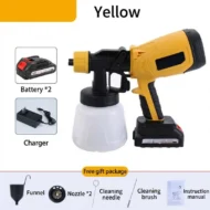 🎨🔋 Cordless paint sprayer – 2 batteries, versatile, for painting & gardening! - Image 14