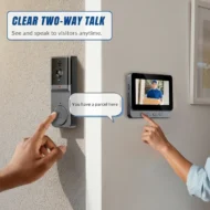 Cordless Smart Video Doorbell with 4.3" Screen - Image 3