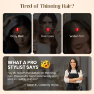 🔥Hot Sale🔥Partial Bangs Hair Piece - Image 2