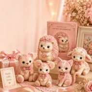 🎀50% OFF🎁Pink Enchanted Forest DIY Felt Patchwork Kit - Image 20