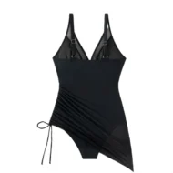 Women’s Sexy One-Piece Mesh Swim Dress - Image 13