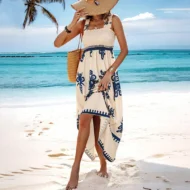 Women’s Summer Print Sleeveless Flowy Long Dress - Image 14