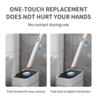 🔥NEW YEAR SALE £10.99!!⚡50K+ SOLD!🚽💦Disposable Replacement Wall-Mounted Innovative Toilet Brush Set✨ - Image 4