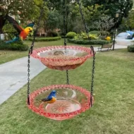 💞50K+ SOLD!🐦🌧️Vintage-Style Bird Feeder with Bath – Hangs anywhere, easy to fill. Attracts robins & blue tits. Perfect for nature lovers. 🏡✨ - Image 6