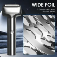 Men's Efficient Rechargeable Foil Electric Shaver - Image 3