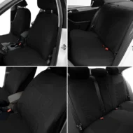 Car Seat Cover Set with Tire Tread Pattern - Image 5