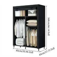 🔥Last Day Sale 49%🔥Easy-to-assemble wardrobe made of non-woven fabric - Image 17