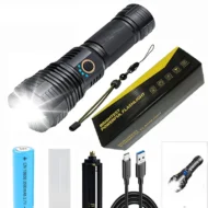 Set of Super Bright Waterproof Rechargeable Flashlights with Zoom - Image 10