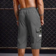 ⏳LAST DAY SALE 60% OFF !!📢Men's Casual Drawstring Capri Cargo Pants - Image 4