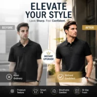 ⏳ Limited time 50% off! 💥Men's Textured Short Sleeve Shirt - Image 10