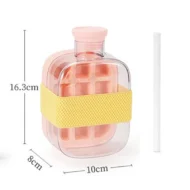 ❄️2-in-1 Ice Cube Maker Water Bottle Built-In Ice Tray, Food-Grade Silicone, Bpa-Free. Make Ice & Store Water In One Bottle – Ideal For Gym, Office & Travel! 🏋️‍♂️💼✈️ - Image 9