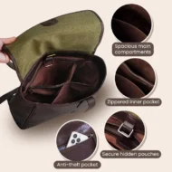 🔥Big Sale 50% OFF🔥Vintage cowhide women's shoulder bag✈️Free Shipping - Image 4