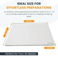 ✨ Stainless Steel Countertop Chopping Board – Hygienic, Knife-Friendly & Easy-Clean Surface 🍽️ - Image 9