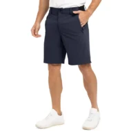 Men's Solid Color Flat Front Shorts - Image 13