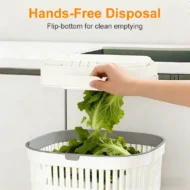 Collapsible Faucet-Hanging Sink Strainer Basket - Image 4