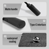 UPF 50+ Electric Auto-Open & Close SunProtection Umbrella - Image 2