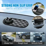4-in-1 Car Dashboard Anti-Slip Mat with Phone Holder - Image 11