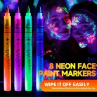 🥳2026 HOT SALE💞50K+ SOLD!🎁UV Glow Face and Body Paint Markers Set - Image 2