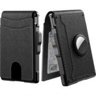 🔥Wallet for Men - with Pop Up Aluminum Case Money Clip Slim Leather Slots Credit Card Holder RFID Blocking Bifold Minimalist Wallet - Image 8