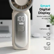 🌬️ LIMITED-TIME 50% OFF! ✨ Turbo Handheld Fan – LED Display, 6 Speeds, 3000mAh 🔋 - Image 13